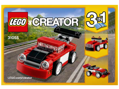 31055 Red Racer (Certified) LEGO Creator