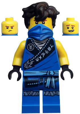 Jay - Legacy, Rebooted, Ninjago Logogram 'MANTER' on Torso (njo0576)