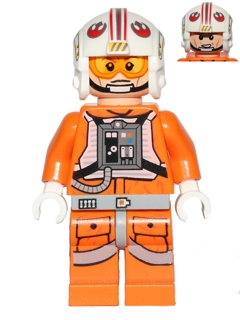 Luke Skywalker (Pilot, Printed Legs, Cheek Lines) (sw0569)