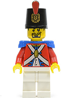 Imperial Soldier II - Shako Hat Printed, Black Goatee (pi092)