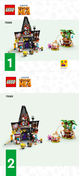 75583 Minions and Gru's Family Mansion (Used) LEGO Despicable Me