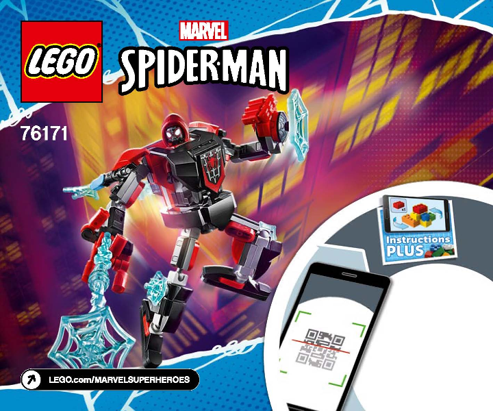 76171 Miles Morales Mech Armor (Used) LEGO Super Heroes