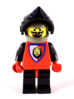 Royal Knights - Dark Gray Helmet with Black Visor, Lion Crest (cas551)