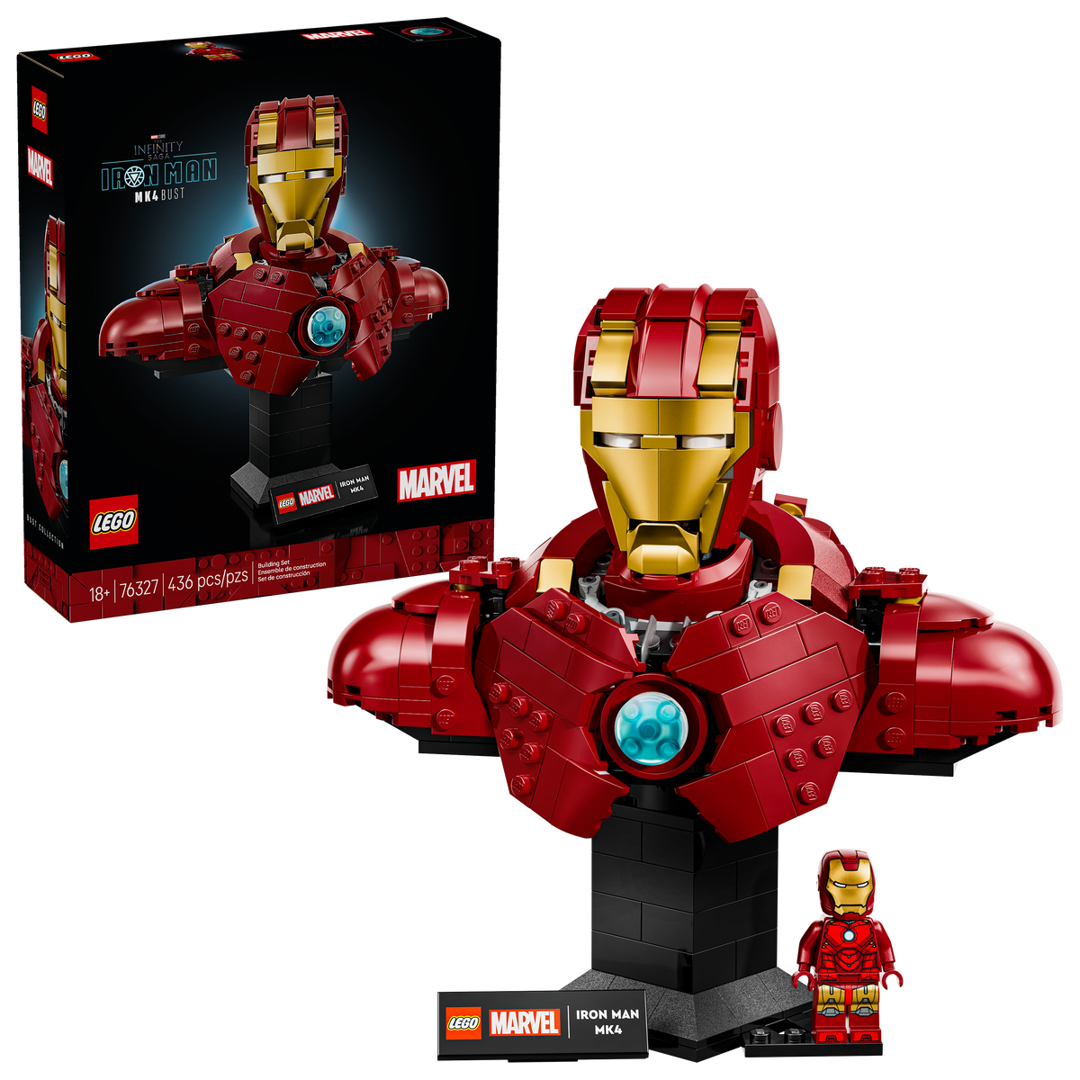 76327 Iron Man MK4 Bust (Retired) LEGO Super Heroes