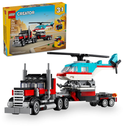 31146 Flatbed Truck with Helicopter
