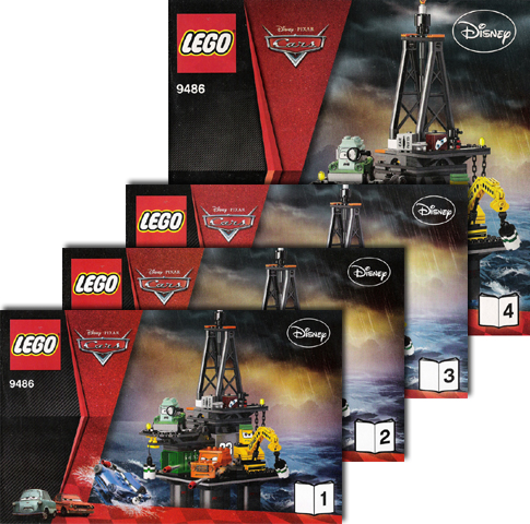 9486 Oil Rig Escape (Certified) LEGO Cars