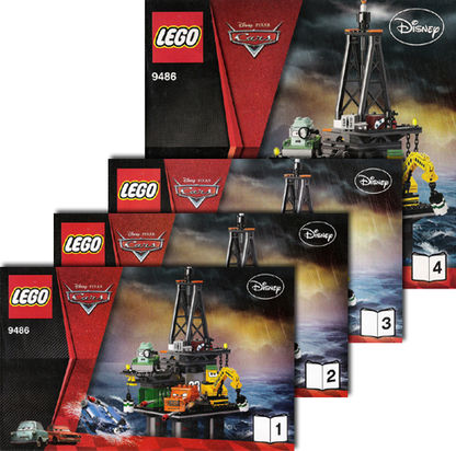 9486 Oil Rig Escape (Certified) LEGO Cars