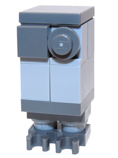 Gonk Droid (GNK Power Droid), Light Bluish Gray Body and Dark Bluish Gray Legs (sw0430)