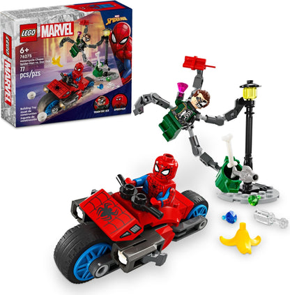 76275 Motorcycle Chase: Spider-Man vs. Doc Ock (Retired) LEGO Super Heroes