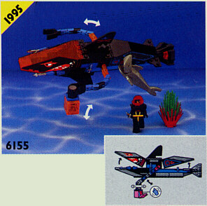 6155 Deep Sea Predator / Aquashark Barracuda (Retired) LEGO Aquazone