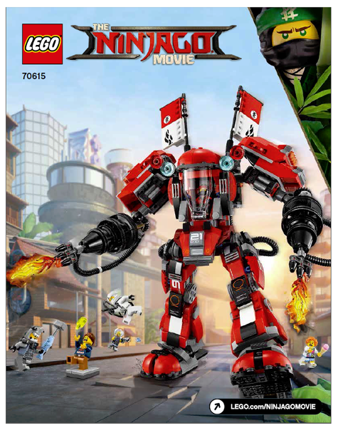 70615 Fire Mech (Certified) LEGO The LEGO Ninjago Movie