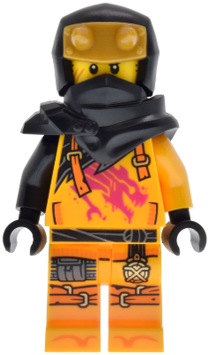 Arin - Shirt with Magenta Dragon, Hood with Horns (njo0960)