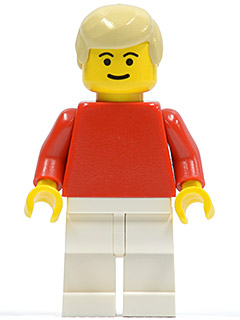Soccer Player Red/White Team Player 2 (soc024)