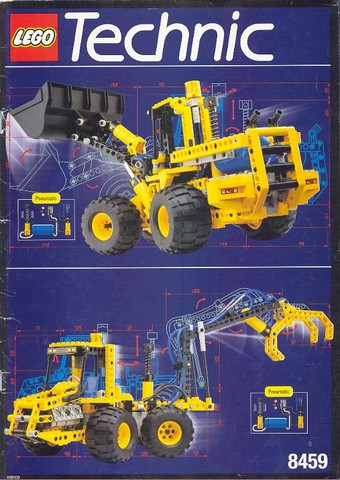 8459 Pneumatic Front-End Loader (Certified) LEGO TECHNIC