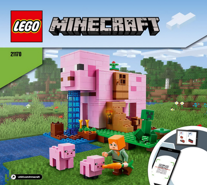 21170 The Pig House (Used) LEGO Minecraft