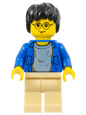 Harry Potter - Blue Open Shirt Torso, Tan Legs (hp004)