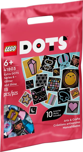 41803 Extra DOTS Series 8 - Glitter and Shine (Retired) LEGO DOTS