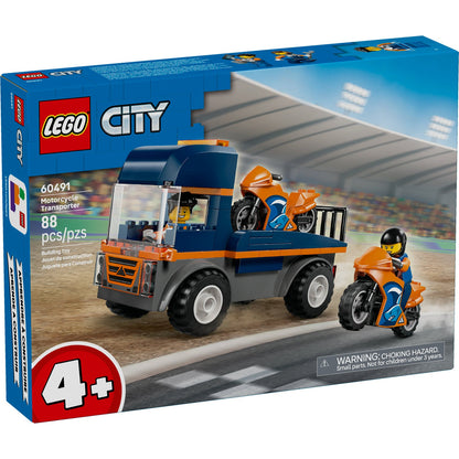 60491 Motorcycle Transporter (Retired) LEGO City