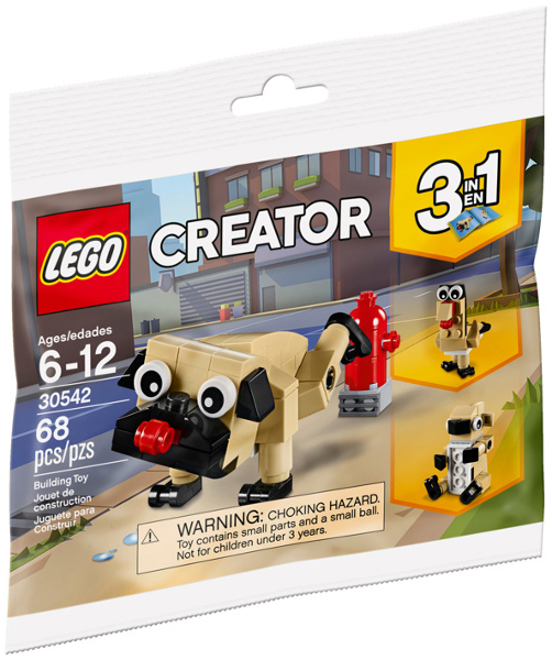 30542 Cute Pug (Retired) LEGO Creator