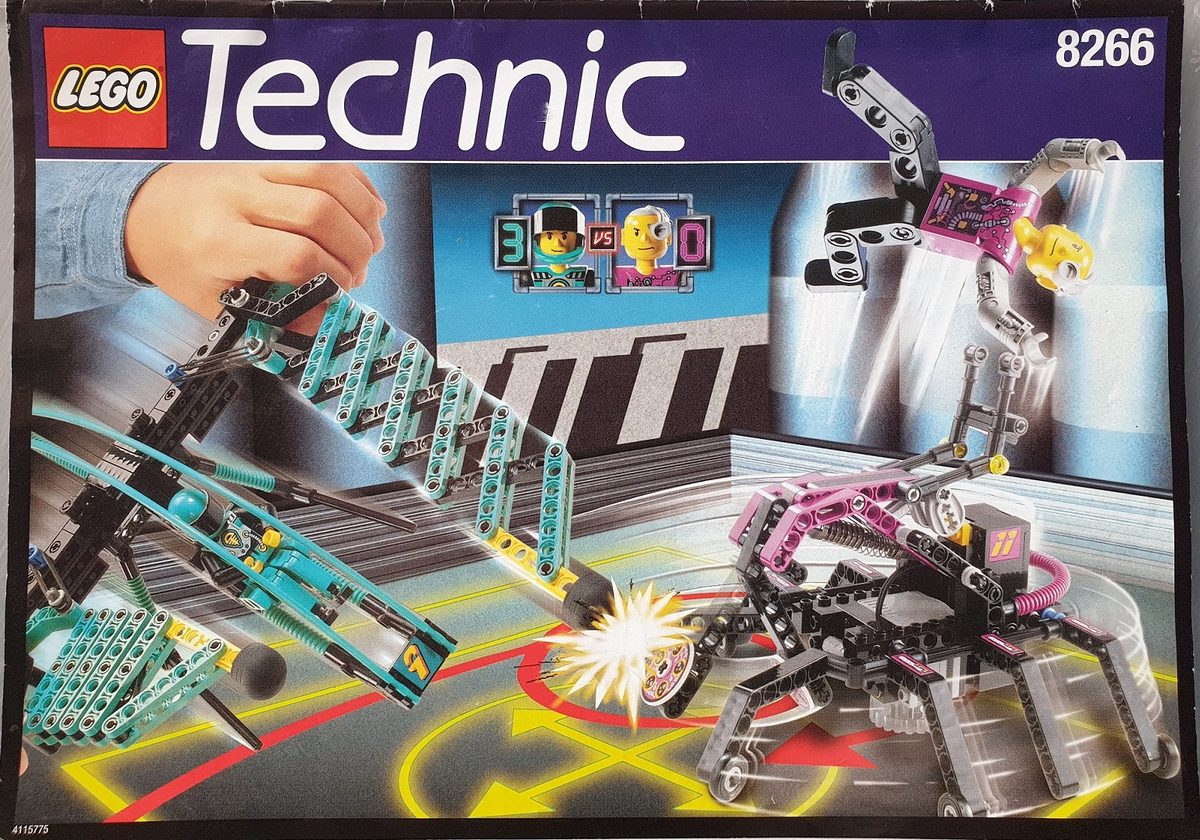 8266 Blue Flash Versus The Arachnophob (Certified) LEGO TECHNIC
