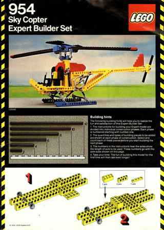 954 Sky Copter (Used) LEGO TECHNIC