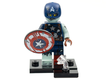 Zombie Captain America - Marvel Studios Series 1 Collectible Minifigure (colmar-9)