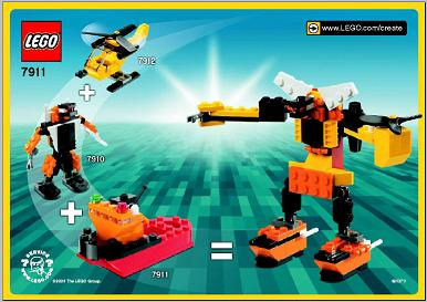 7911 Ship (Duracell) (Used) LEGO Designer