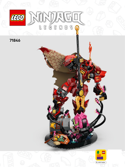 71846 The Fire Knight Mech (Used) LEGO Ninjago