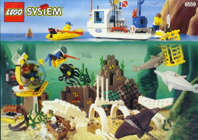 6559 Deep Sea Bounty (Certified) LEGO Town