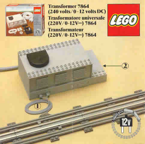 7864 Transformer / Speed Controller 12V (Used) LEGO Trains
