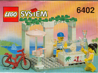 6402 Sidewalk Cafe (Used) LEGO Town