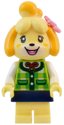 Isabelle - Plaid Vest, Dark Blue Skirt (ani003)