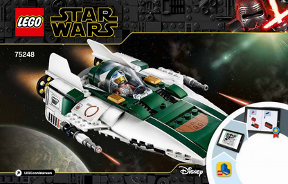 75248 Resistance A-Wing Starfighter (Used) LEGO Star Wars