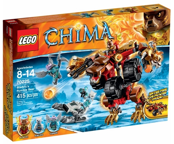 70225 Bladvic's Rumble Bear (Retired) LEGO Legends of Chima