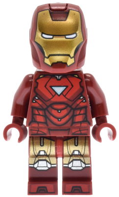 Iron Man - Mark 6 Armor, Large Helmet Visor, Light Nougat Head (sh1015)