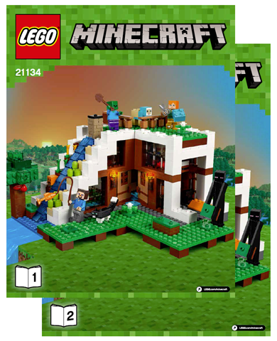 21134 The Waterfall Base (Used) LEGO Minecraft