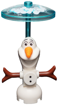 Olaf, Buttons, Clip on Back with Dish - Brick Built (dp054a)