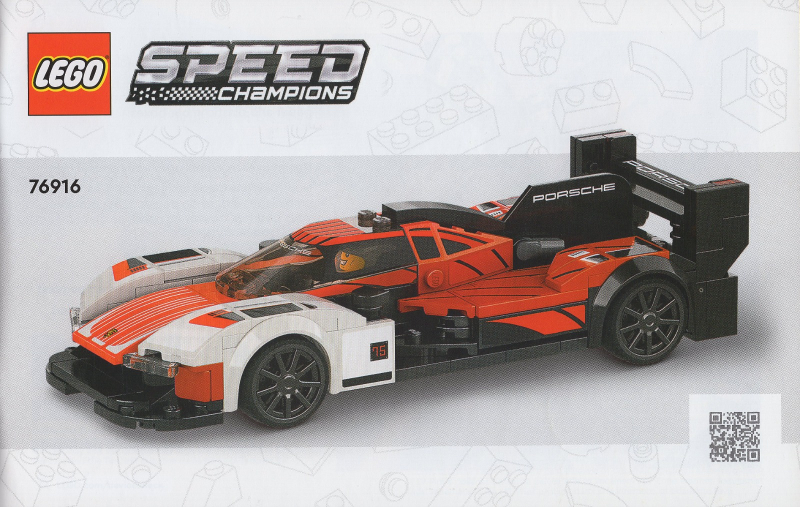 76916 Porsche 963 (Used) LEGO Speed Champions