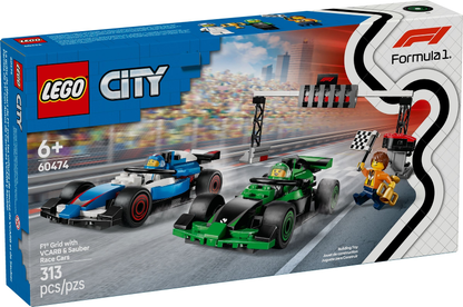 60474 F1 Grid with VCARB & Sauber Race Cars (Retired) LEGO City