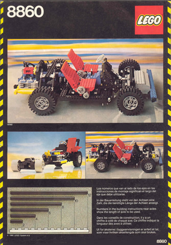 8860 Car Chassis (Used) LEGO TECHNIC