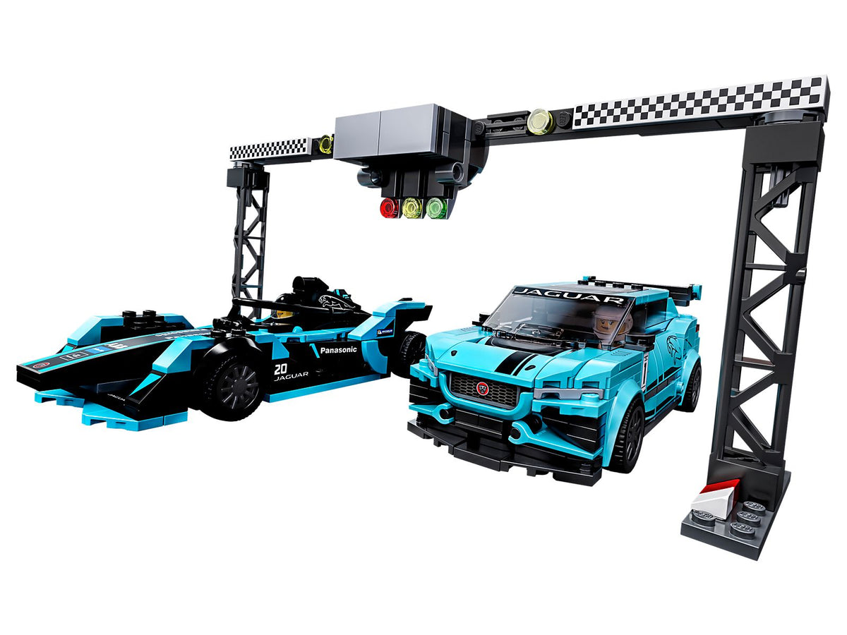 76898 Formula E Panasonic Jaguar Racing GEN2 Car & Jaguar I-PACE eTROPHY (Certified) LEGO Speed Champions