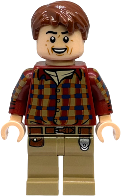 Dr. Alan Grant - Dark Red Shirt (jw129)