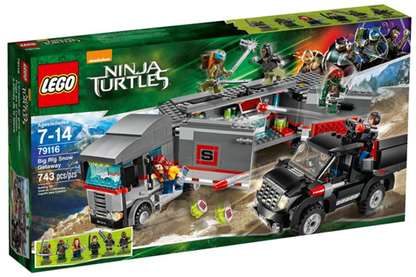 79116 Big Rig Snow Getaway (Retired) LEGO Teenage Mutant Ninja Turtles