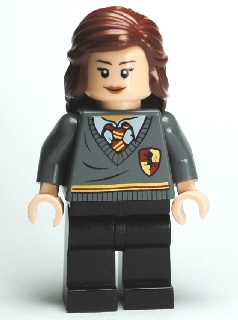 Hermione Granger - Gryffindor Stripe and Shield Torso, Black Legs (hp095)