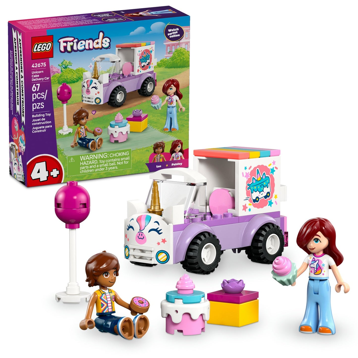 42675 Unicorn Cake Delivery Car