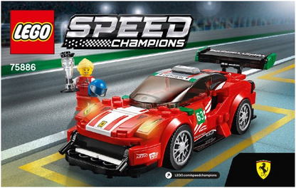 75886 Ferrari 488 GT3 Scuderia Corsa (Certified) LEGO Speed Champions