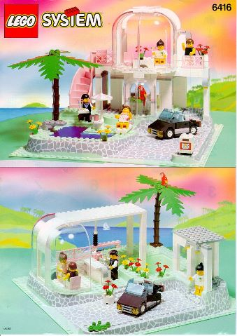 6416 Poolside Paradise (Used) LEGO Town