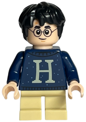 Harry Potter - Dark Blue Sweater with Letter H, Tan Short Legs (hp206)