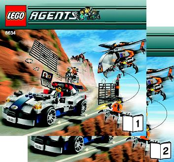 8634 Turbocar Chase (Certified) LEGO Agents