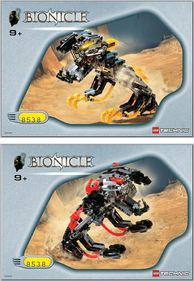 8538 Muaka & Kane-ra (Certified) LEGO BIONICLE